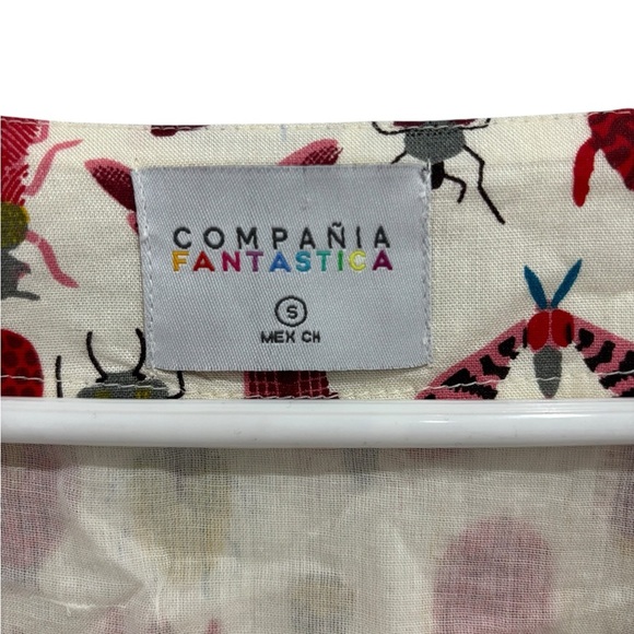 Compania Fantastica Bug Insect Dress Small V Neck Science Teacher - Picture 4 of 10